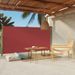 Auvent latéral rétractable de patio 160x300 cm Rouge 2 - Photo n°2
