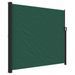 Auvent latéral rétractable vert foncé 180x500 cm - Photo n°1