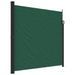 Auvent latéral rétractable vert foncé 200x500 cm - Photo n°1