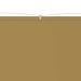 Auvent vertical Beige 60x800 cm Tissu oxford - Photo n°2