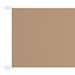 Auvent vertical Taupe 100x270 cm Tissu oxford - Photo n°1