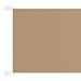 Auvent vertical Taupe 180x800 cm Tissu oxford - Photo n°1