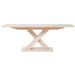 AVANT Table extensible mélaminé style contemporain - Pieds central en croix - L 160 a 200 cm - Photo n°2