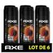 AXE Déodorant Homme Musk Bodyspray - 48h de Fraîcheur Non-Stop - Antibactérien - Lot de 6 x 200 ml - 1,2 L - Photo n°1