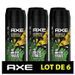 AXE Déodorant Homme Wild Bodyspray - 48h de Fraîcheur Non-Stop - Antibactérien - Lot de 6 x 200 ml - 1,2 L - Photo n°1
