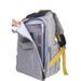 BABY ON BOARD Sac a dos a langer FREESTYLE yellowstone - gris/moutarde - Photo n°3