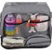 Baby on board-sac a langer - sac titou stone chiné - 2 compartiments 8 poches - sac repas - tapis a langer sac linge sale attaches - Photo n°2