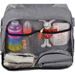 Baby on board-sac a langer - sac titou stone chiné - 2 compartiments 8 poches - sac repas - tapis a langer sac linge sale attaches - Photo n°3