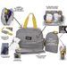 BABY ON BOARD Sac a langer URBAN YELLOWSTONE - gris/moutarde - Photo n°2