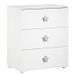 BABY PRICE Commode a langer 3 tiroirs - Boutons étoile gris - New Basic - Photo n°2