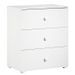 BABY PRICE New Basic Commode a langer 3 tiroirs - Boutons boule blancs - Photo n°2