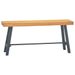Banc 110 cm Bois massif de teck - Photo n°1