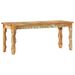 Banc 110 x 35 x 45 cm Bois de récupération massif - Photo n°8