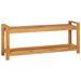 Banc 120 cm Bois de teck solide - Photo n°1