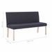 Banc 139,5 cm Gris foncé Polyester Riza - Photo n°8