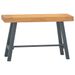 Banc 80 cm Bois massif de teck - Photo n°1