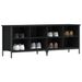 Banc à chaussures en bois et acier noir Kloza L 131 x H 50 cm - Style industriel - Photo n°1