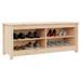 Banc à chaussures en bois massif Klouda – Élégant et fonctionnel - Photo n°1