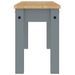 Banc à manger Panama gris 105x30x45 cm bois massif de pin - Photo n°5