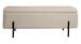 Banc avec coffre de rangement tissu Navika 120 cm - Photo n°1