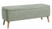Banc avec coffre de rangement tissu RIKO 120 cm - Photo n°1