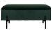 Banc avec coffre de rangement WATFORD 95 cm - Tissu ou velours - Photo n°1