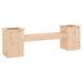 Banc avec jardinières 184,5x39,5x56,5 cm bois massif de pin - Photo n°1