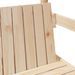 Banc avec toit 117,5x70x176,5 cm bois de pin massif - Photo n°7