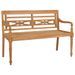 Banc Batavia 120 cm Teck - Photo n°1