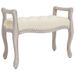 Banc beige 80x45x60 cm lin - Photo n°1