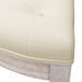 Banc beige 81,5x41x49 cm lin - Photo n°6