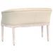 Banc beige 98x56x69 cm lin - Photo n°5