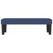 Banc Bleu 100x30x30 cm Tissu - Photo n°3