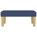 Banc Bleu 70x30x30 cm Tissu - Photo n°3