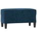 Banc Bleu 70x35x41 cm Velours - Photo n°2