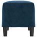 Banc Bleu 70x35x41 cm Velours - Photo n°4