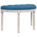 Banc Bleu 81,5x41x49 cm Velours - Photo n°1