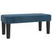 Banc Bleu foncé 70x30x30 cm Velours - Photo n°2