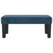 Banc Bleu foncé 70x30x30 cm Velours - Photo n°3