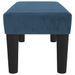 Banc Bleu foncé 70x30x30 cm Velours - Photo n°4