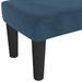 Banc Bleu foncé 70x30x30 cm Velours - Photo n°5