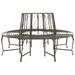 Banc circulaire de jardin 160 cm Acier - Photo n°1