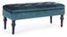 Banc coffre en bois de pin bleu paon Barnard L 108.5 cm - Photo n°1