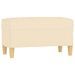 Banc Crème 70x35x41 cm Tissu - Photo n°1