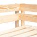 Banc d'angle palette de jardin Bois - Photo n°3