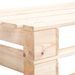 Banc d'angle palette de jardin Bois - Photo n°4