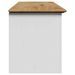 Banc de couloir BODO blanc et marron 114x40x45 cm - Photo n°6