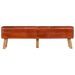 Banc de gymnastique marron 160 cm cuir véritable - Photo n°2