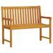 Banc de jardin 110 cm Bois d'acacia solide - Photo n°2