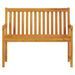 Banc de jardin 110 cm Bois d'acacia solide - Photo n°3